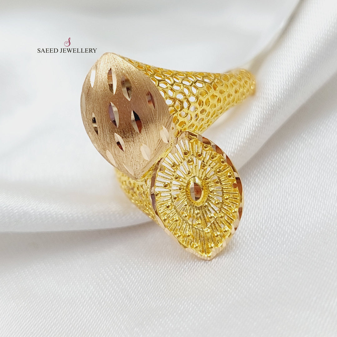 21K Gold Fancy Ring by Saeed Jewelry - Image 1