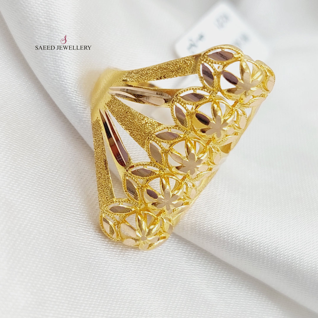 21K Gold Fancy Ring by Saeed Jewelry - Image 1