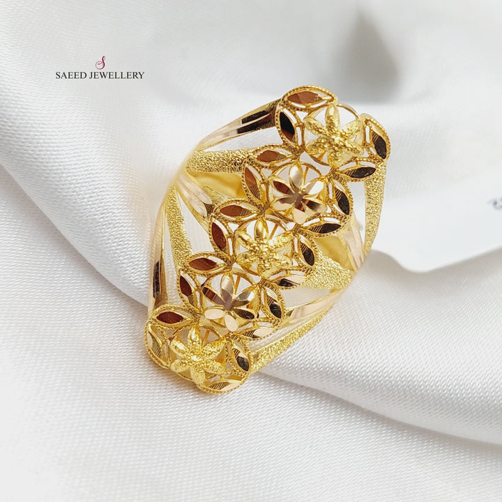 21K Gold Fancy Ring by Saeed Jewelry - Image 1