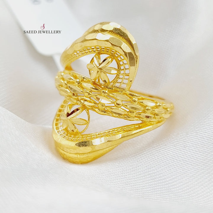 21K Gold Fancy Ring by Saeed Jewelry - Image 1