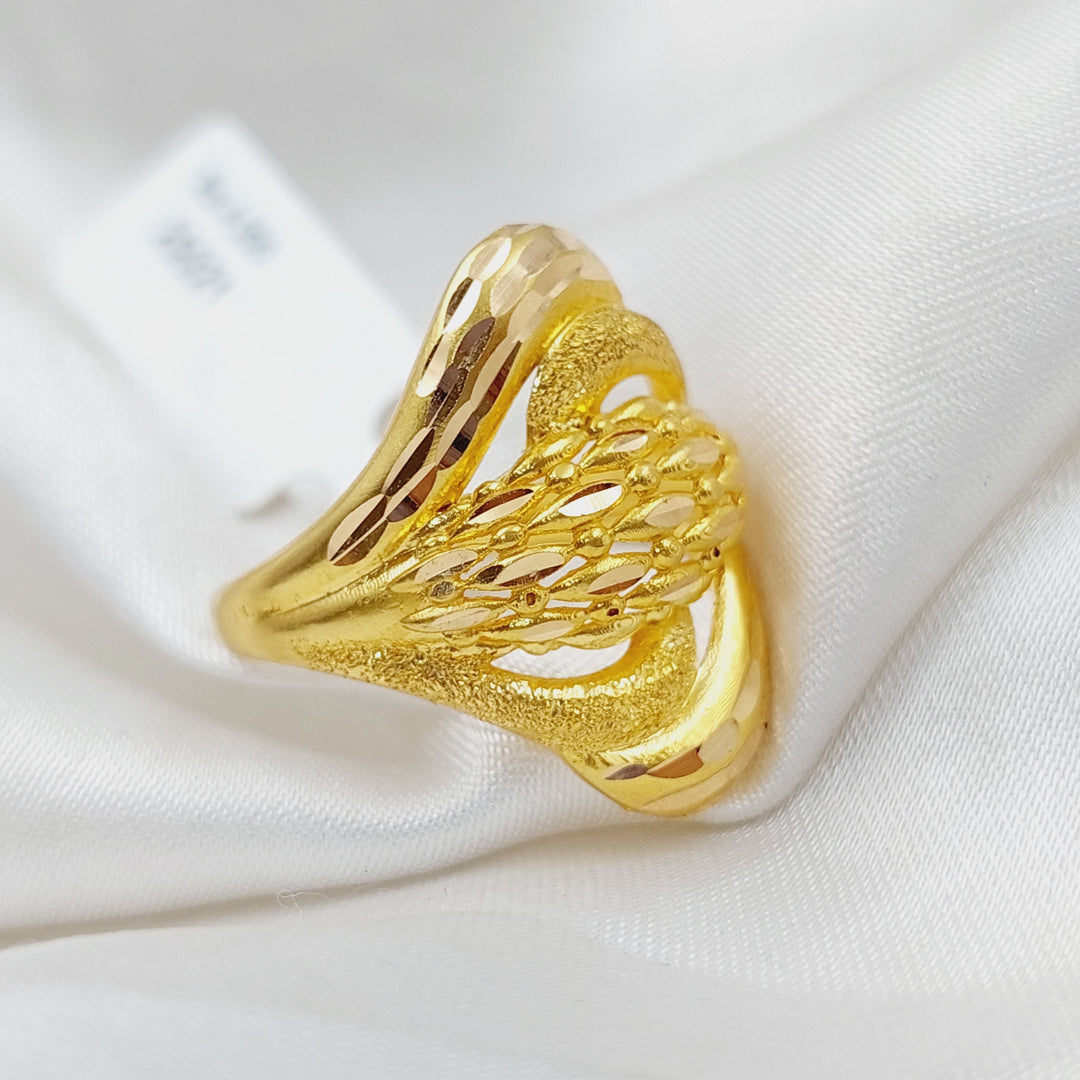 21K Gold Fancy Ring by Saeed Jewelry - Image 4