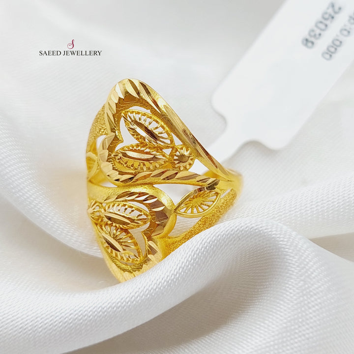 21K Gold Fancy Ring by Saeed Jewelry - Image 4