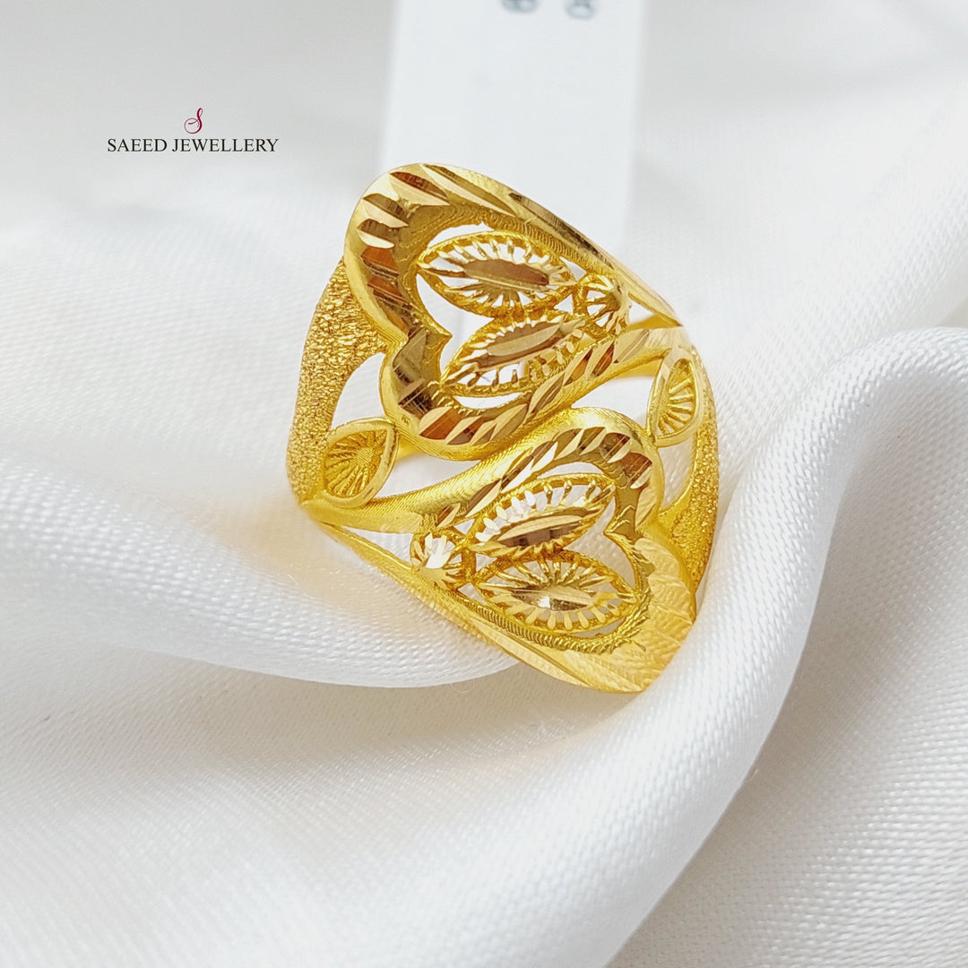 21K Gold Fancy Ring by Saeed Jewelry - Image 1