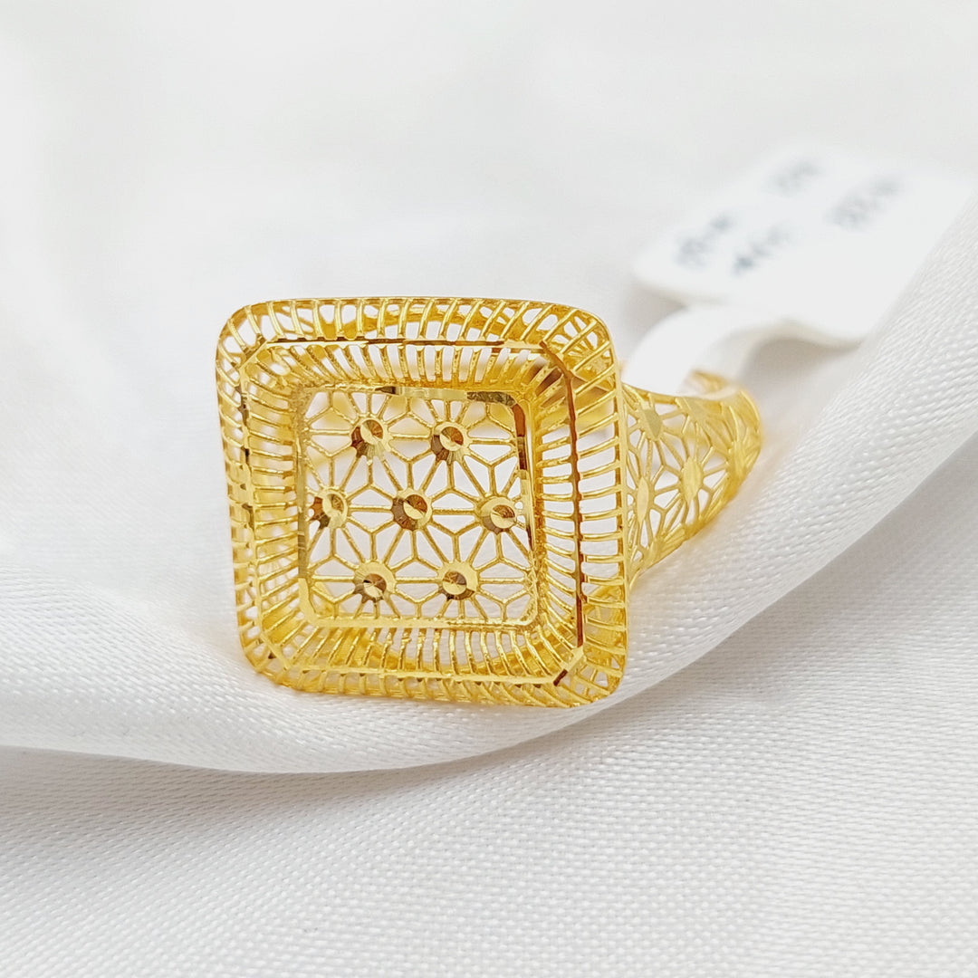 21K Gold Fancy Ring by Saeed Jewelry - Image 1