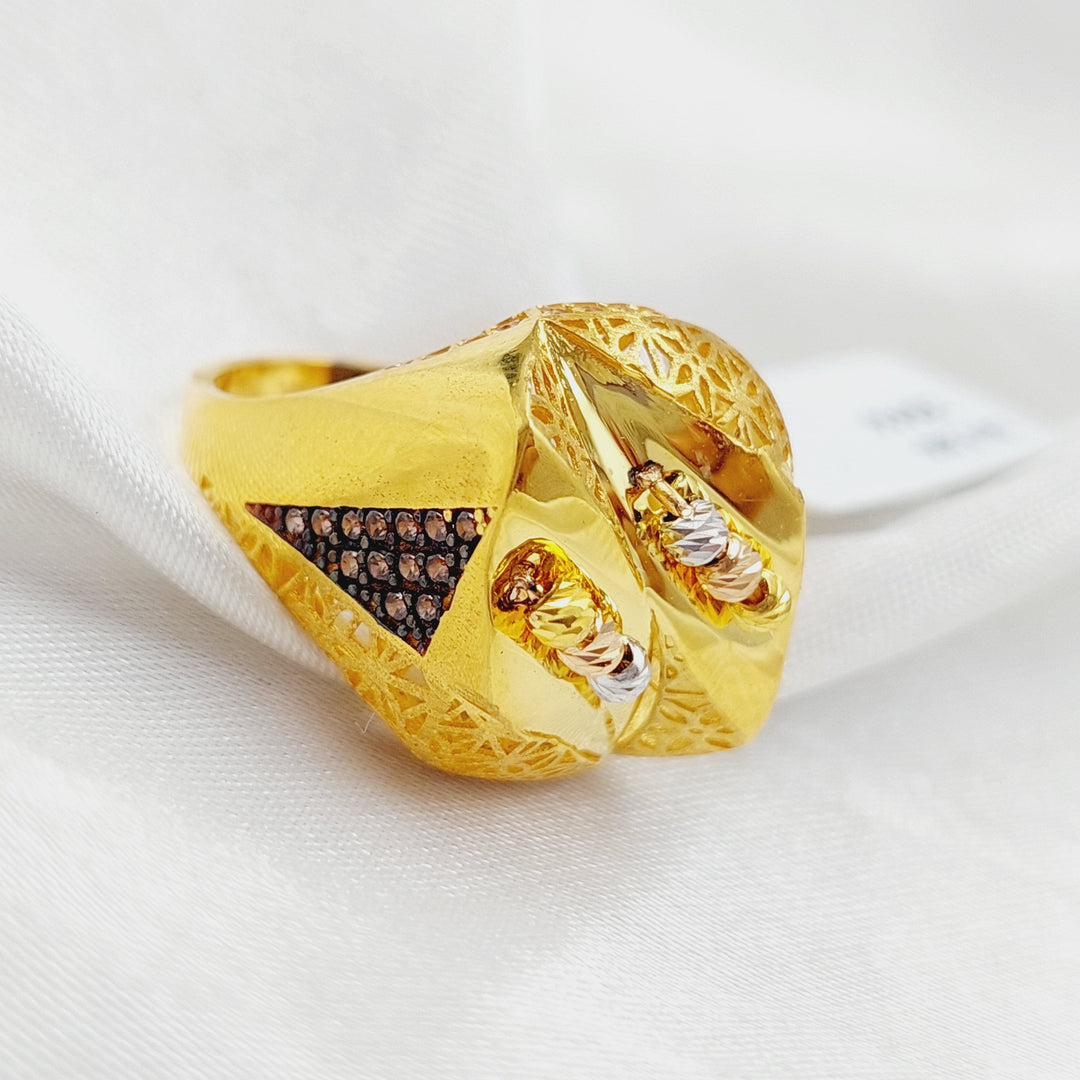 21K Gold Fancy Ring by Saeed Jewelry - Image 1