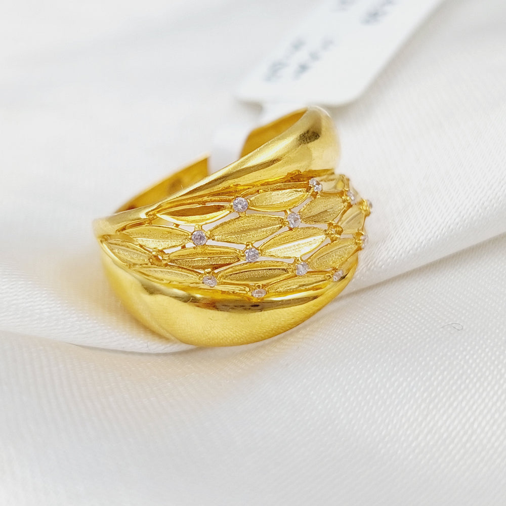 21K Gold Fancy Ring by Saeed Jewelry - Image 2