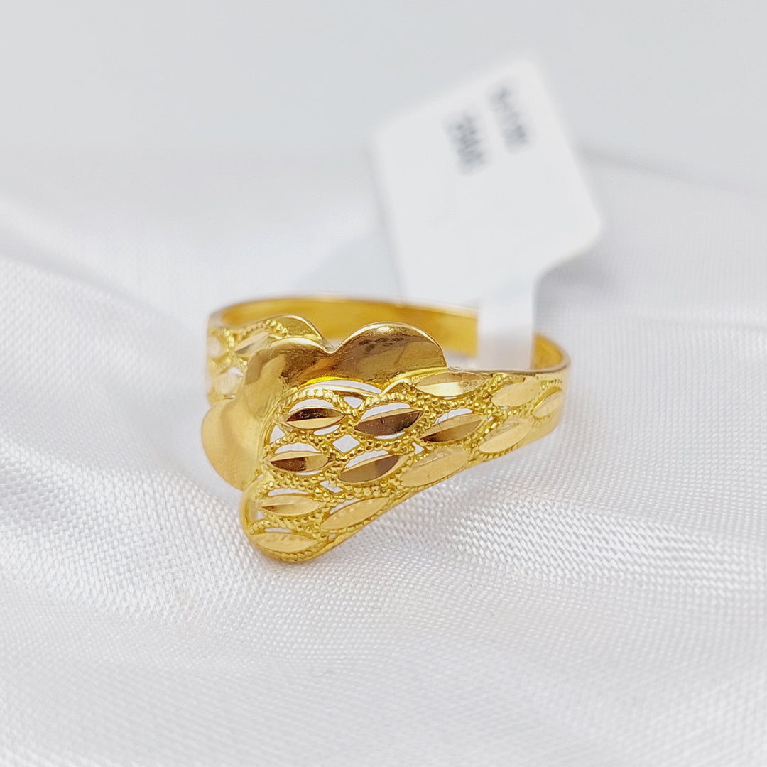 21K Gold Fancy Ring by Saeed Jewelry - Image 3