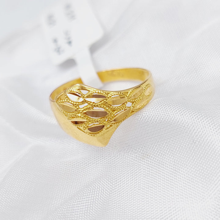 21K Gold Fancy Ring by Saeed Jewelry - Image 3