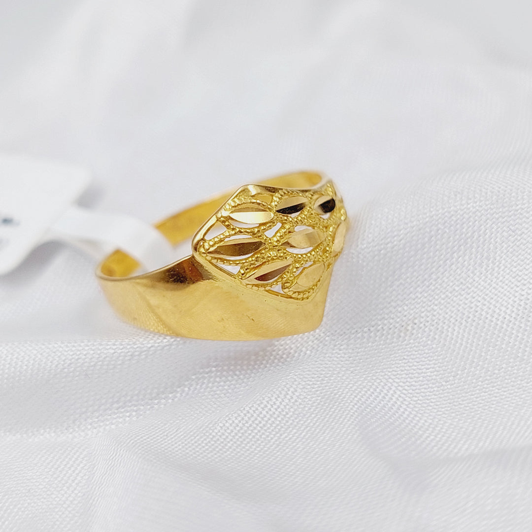 21K Gold Fancy Ring by Saeed Jewelry - Image 4