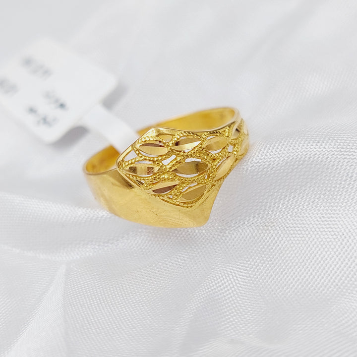 21K Gold Fancy Ring by Saeed Jewelry - Image 1