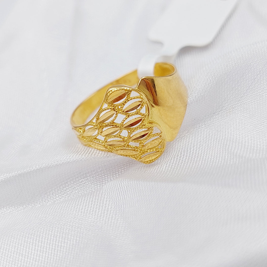 21K Gold Fancy Ring by Saeed Jewelry - Image 6