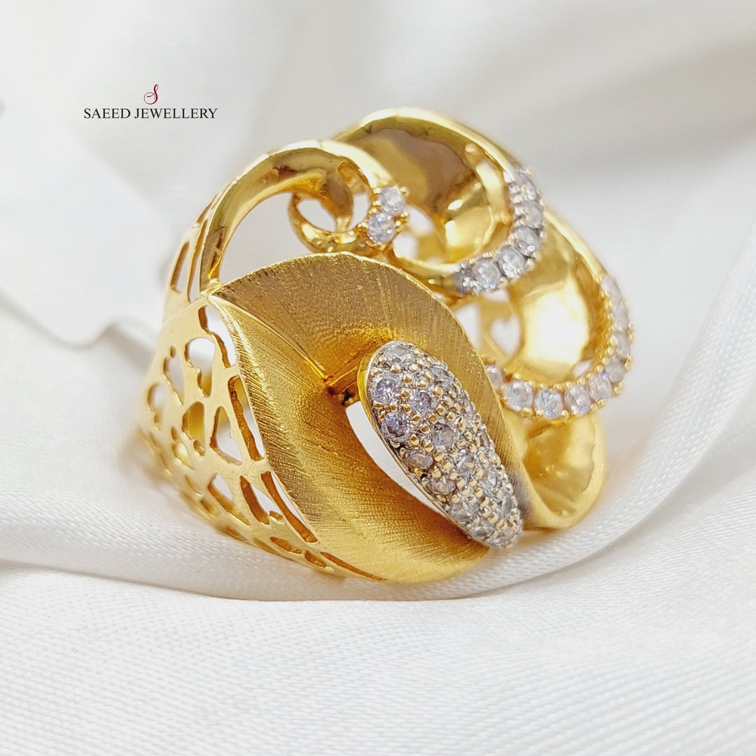 21K Gold Fancy Ring by Saeed Jewelry - Image 1