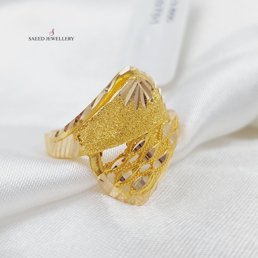 21K Gold Fancy Ring by Saeed Jewelry - Image 4