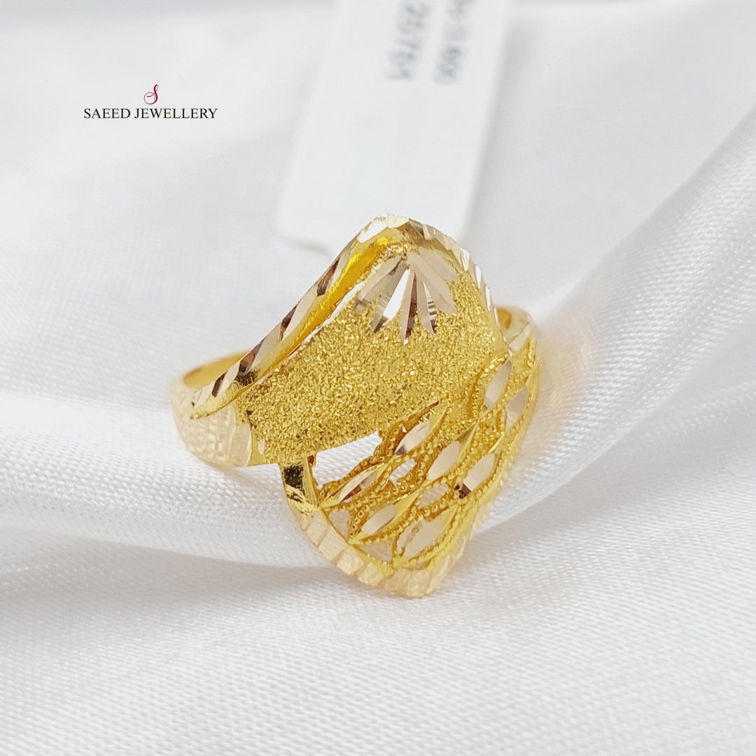 21K Gold Fancy Ring by Saeed Jewelry - Image 5