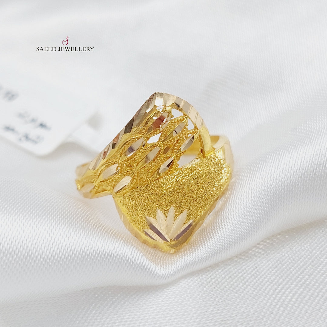 21K Gold Fancy Ring by Saeed Jewelry - Image 6