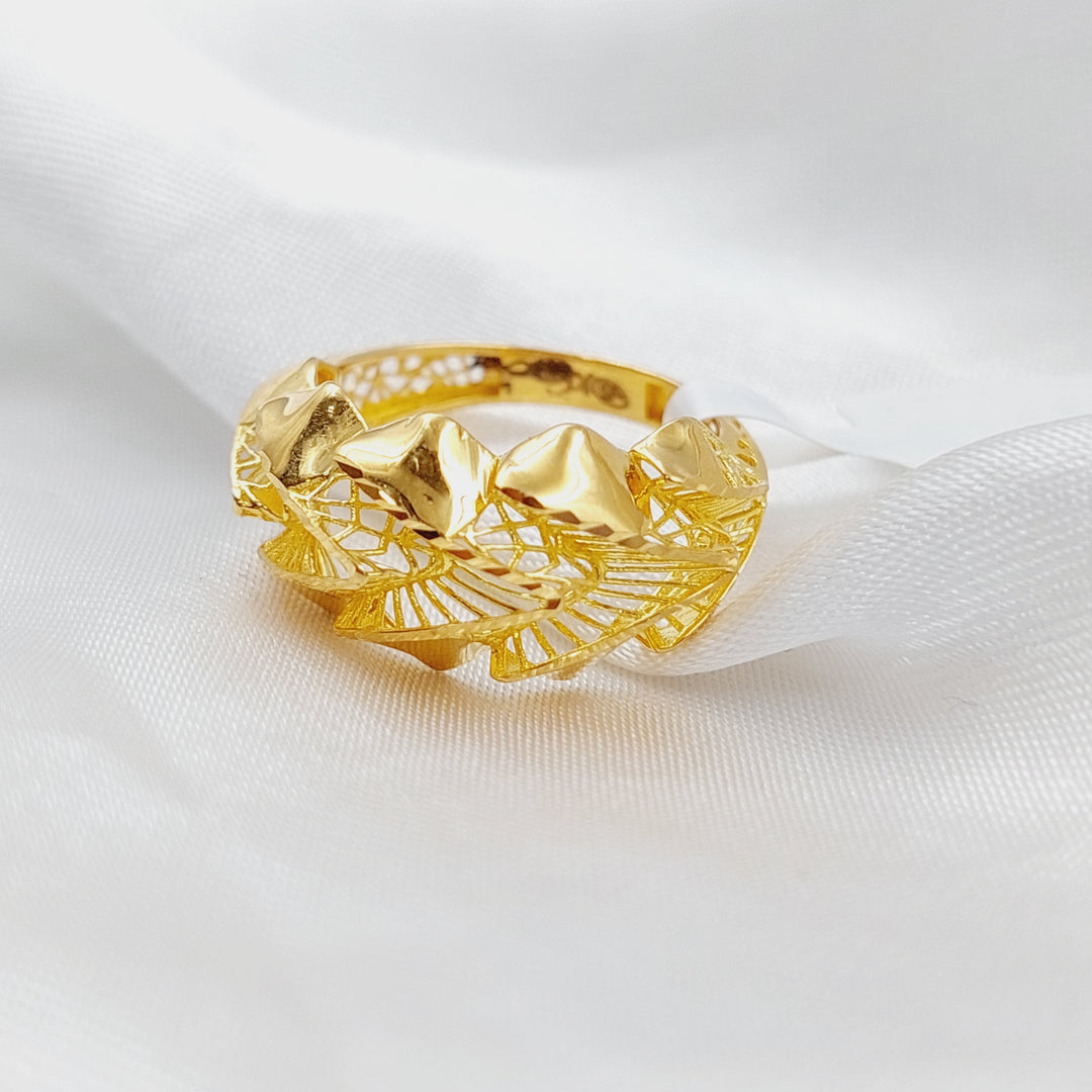 21K Gold Fancy Ring by Saeed Jewelry - Image 4