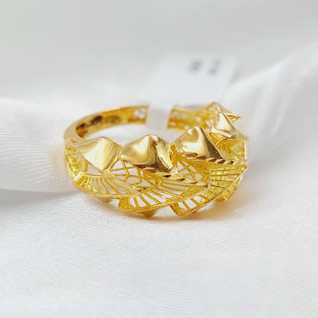 21K Gold Fancy Ring by Saeed Jewelry - Image 1