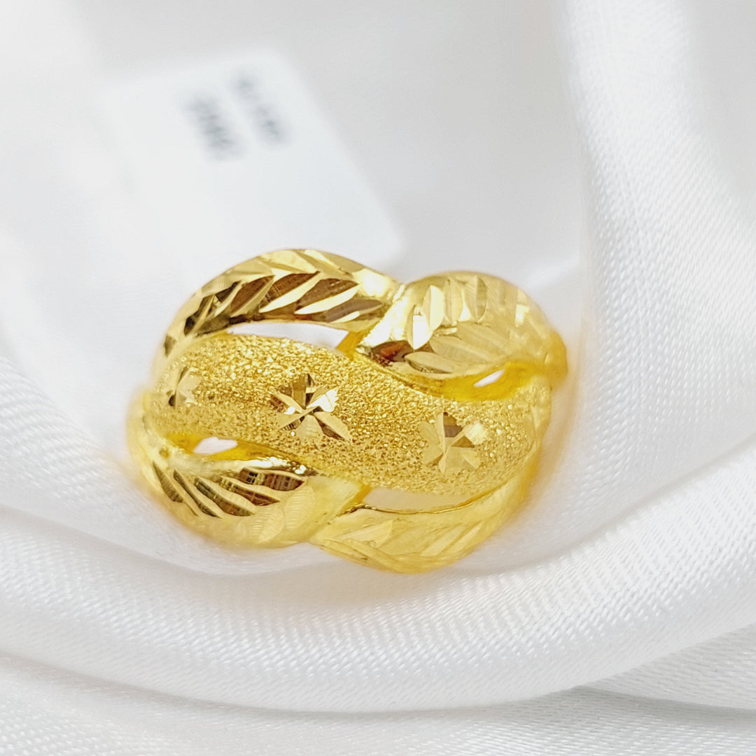 21K Gold Fancy Ring by Saeed Jewelry - Image 1