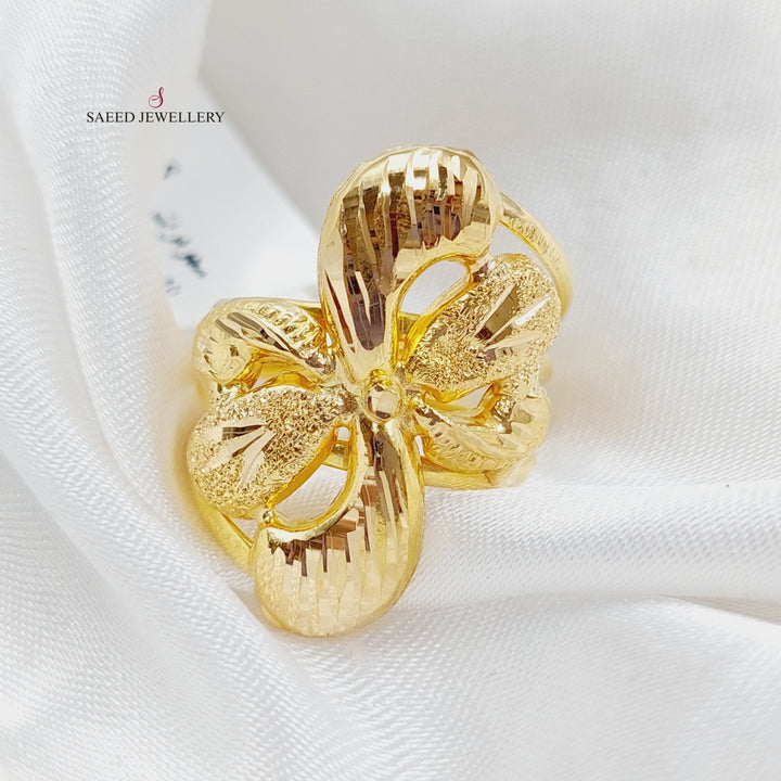 21K Gold Fancy Ring by Saeed Jewelry - Image 3