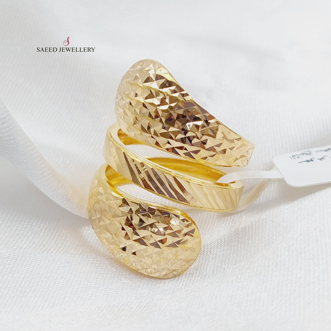 21K Gold Fancy Ring by Saeed Jewelry - Image 5