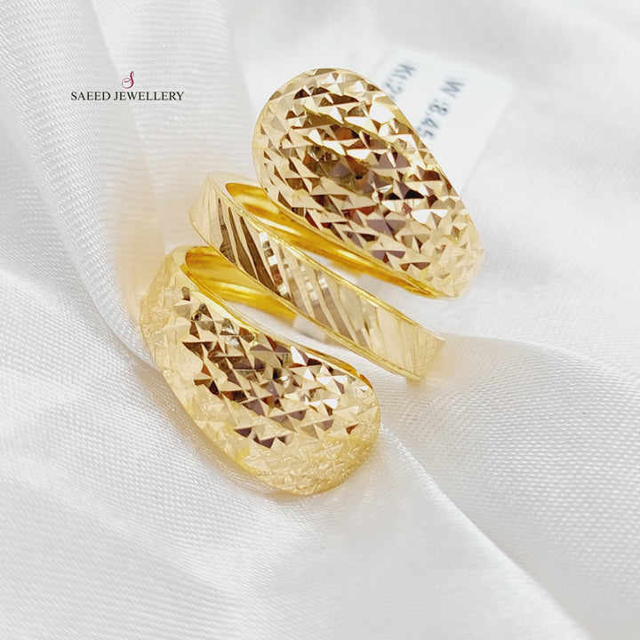 21K Gold Fancy Ring by Saeed Jewelry - Image 1