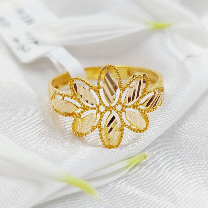 21K Gold Fancy Ring by Saeed Jewelry - Image 1