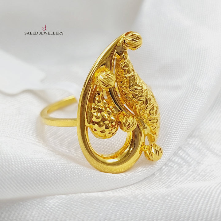 21K Gold Fancy Ring by Saeed Jewelry - Image 4