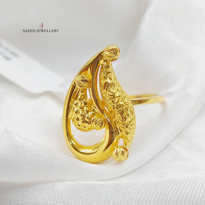 21K Gold Fancy Ring by Saeed Jewelry - Image 1