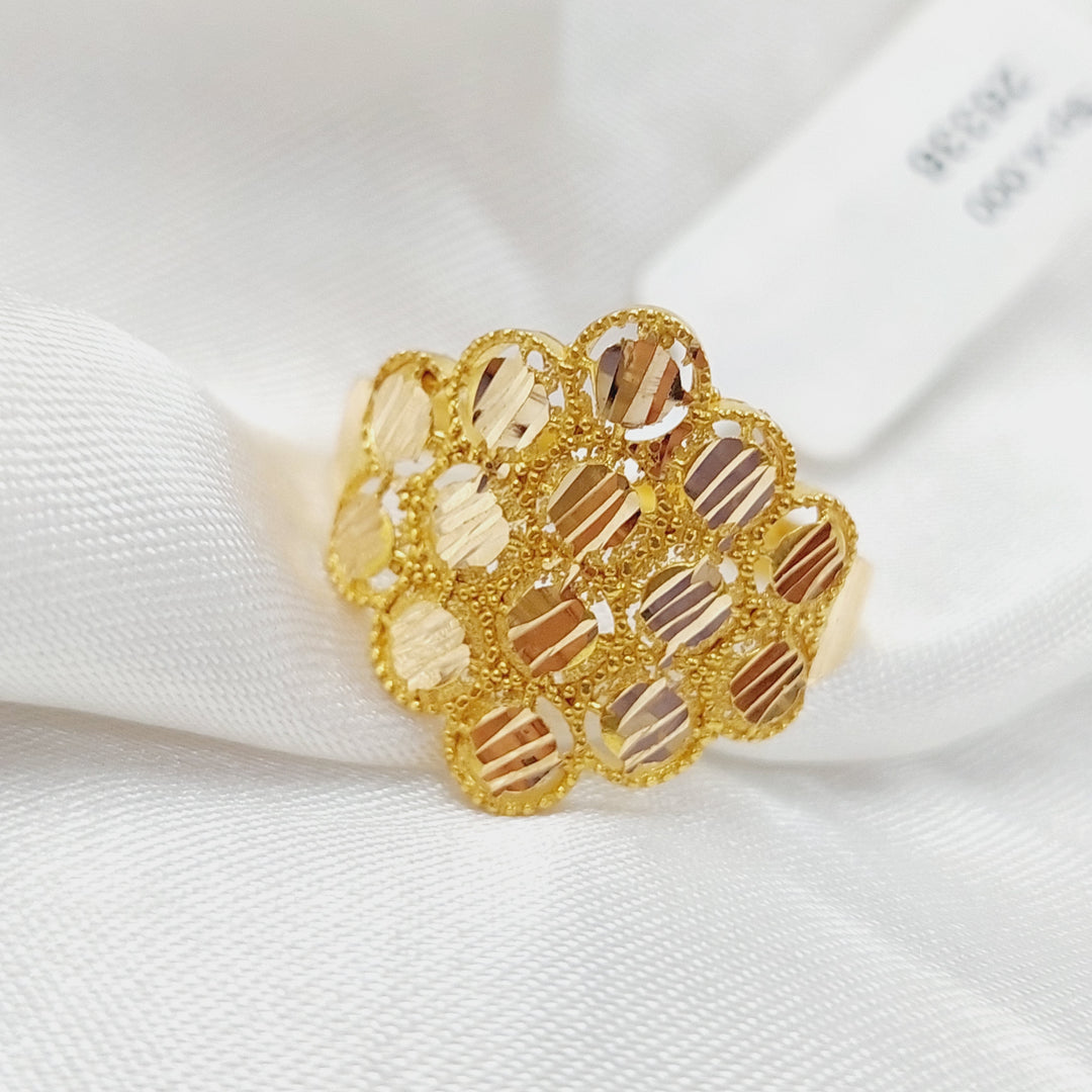 21K Gold Fancy Ring by Saeed Jewelry - Image 4