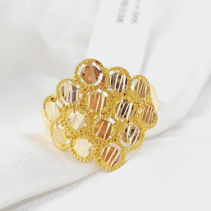 21K Gold Fancy Ring by Saeed Jewelry - Image 6