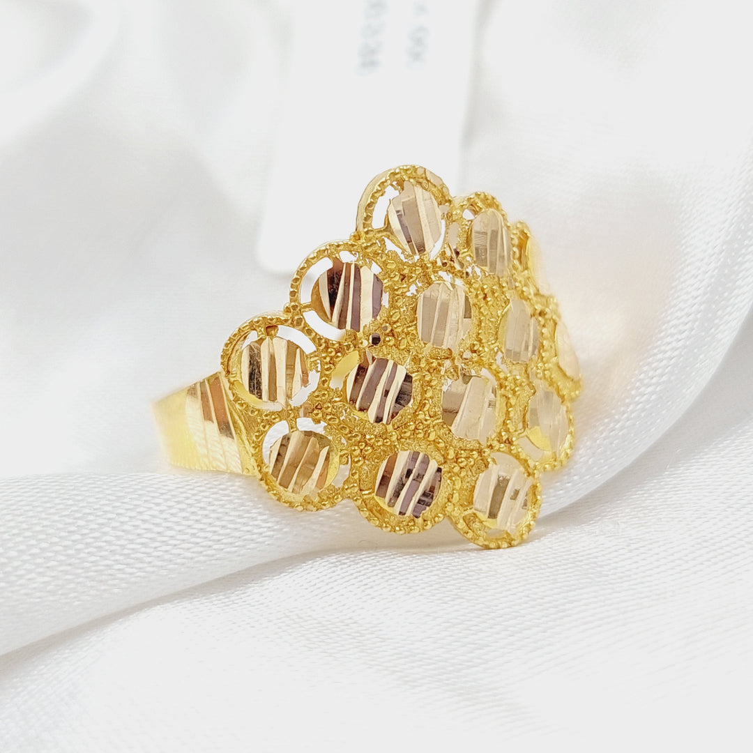 21K Gold Fancy Ring by Saeed Jewelry - Image 7