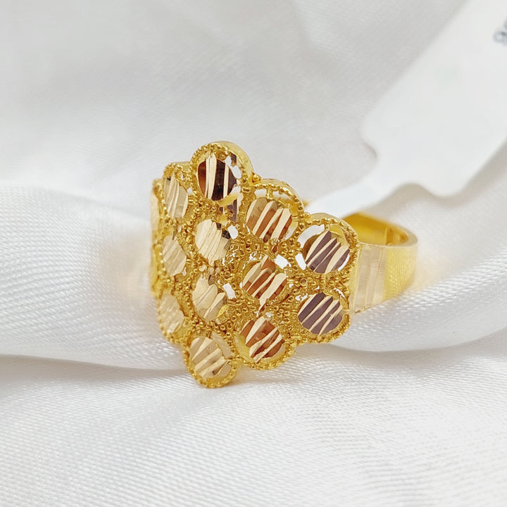 21K Gold Fancy Ring by Saeed Jewelry - Image 1