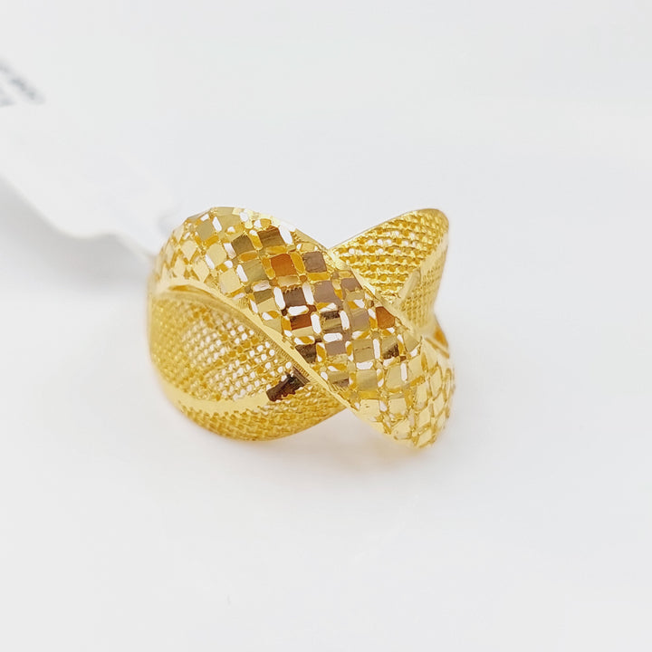 21K Gold Fancy Ring by Saeed Jewelry - Image 5