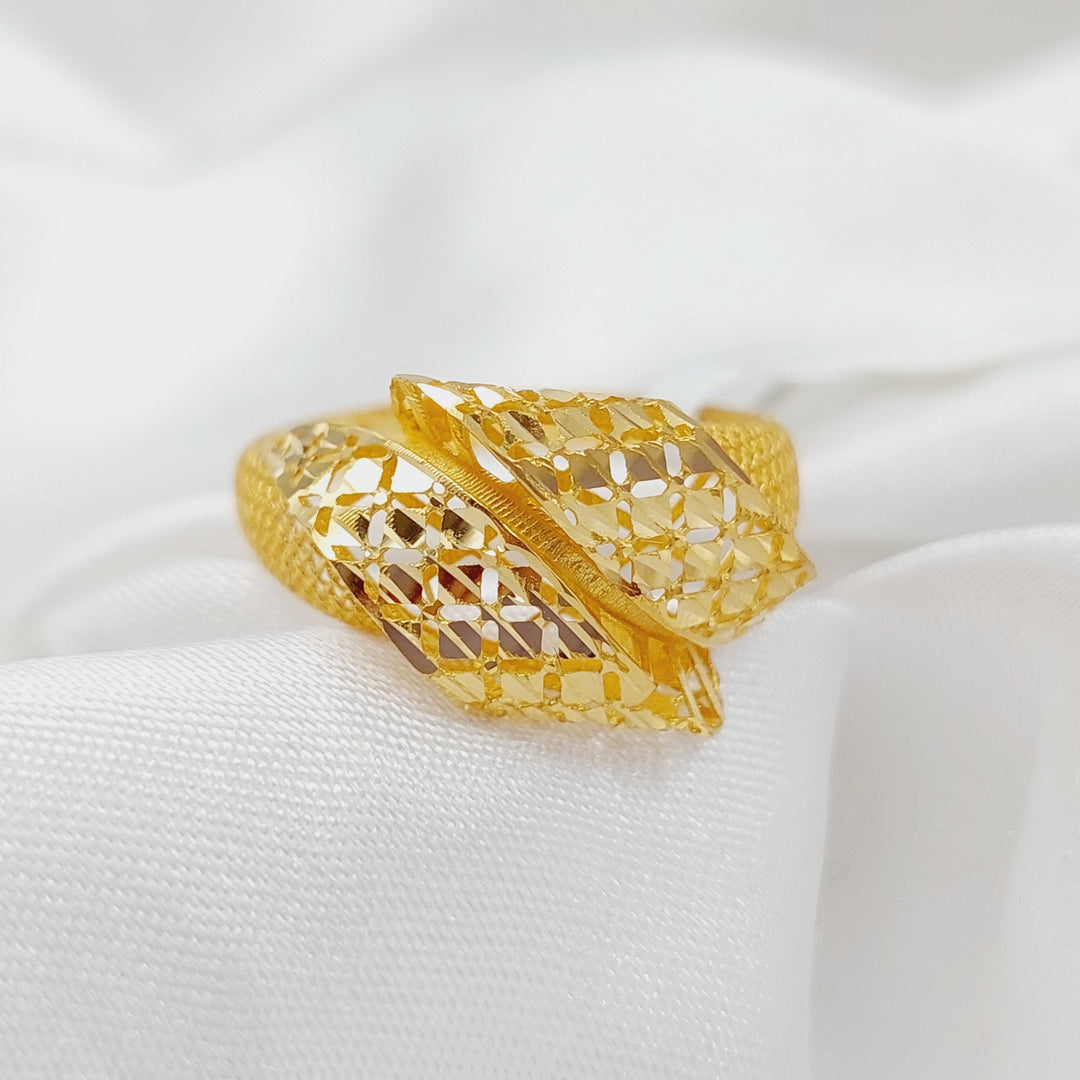 21K Gold Fancy Ring by Saeed Jewelry - Image 5