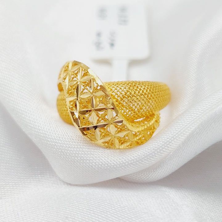 21K Gold Fancy Ring by Saeed Jewelry - Image 1