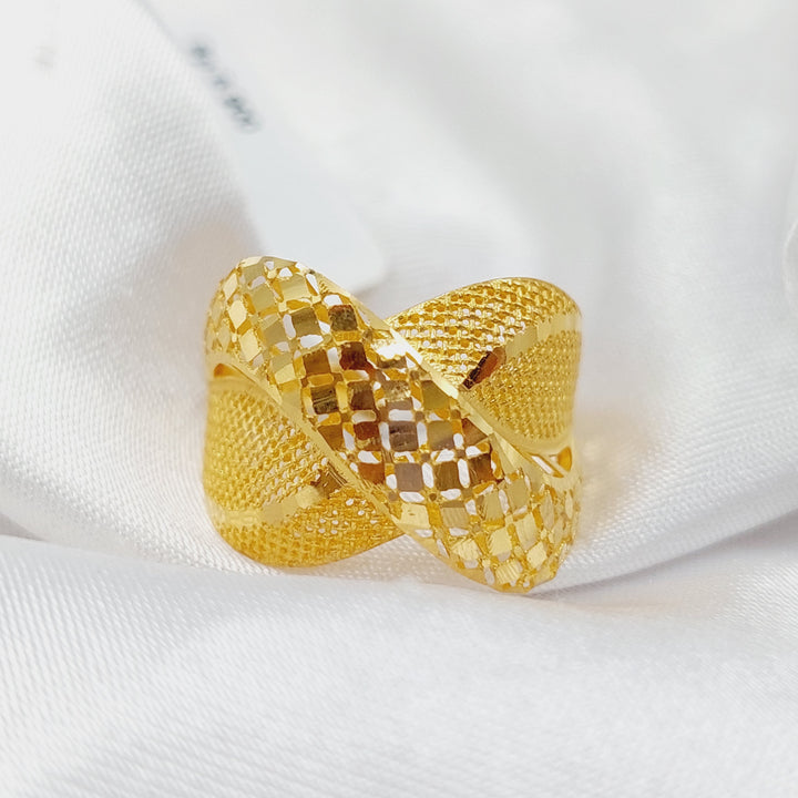 21K Gold Fancy Ring by Saeed Jewelry - Image 5