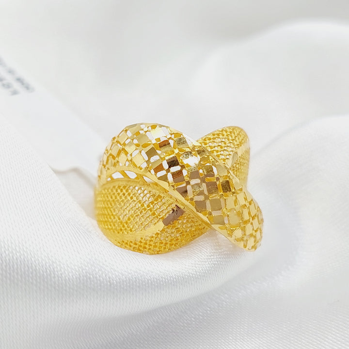 21K Gold Fancy Ring by Saeed Jewelry - Image 1