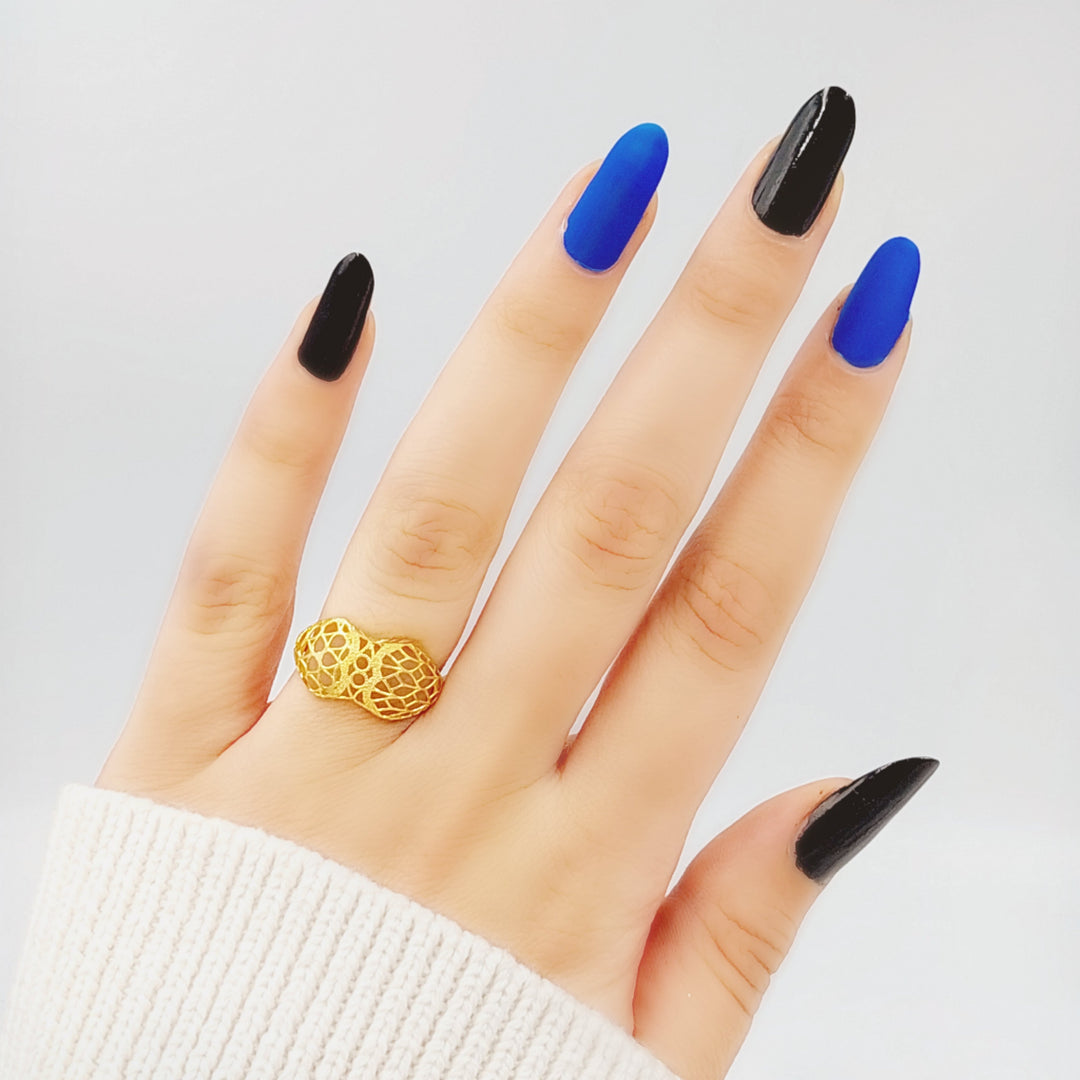 21K Gold Fancy Ring by Saeed Jewelry - Image 8