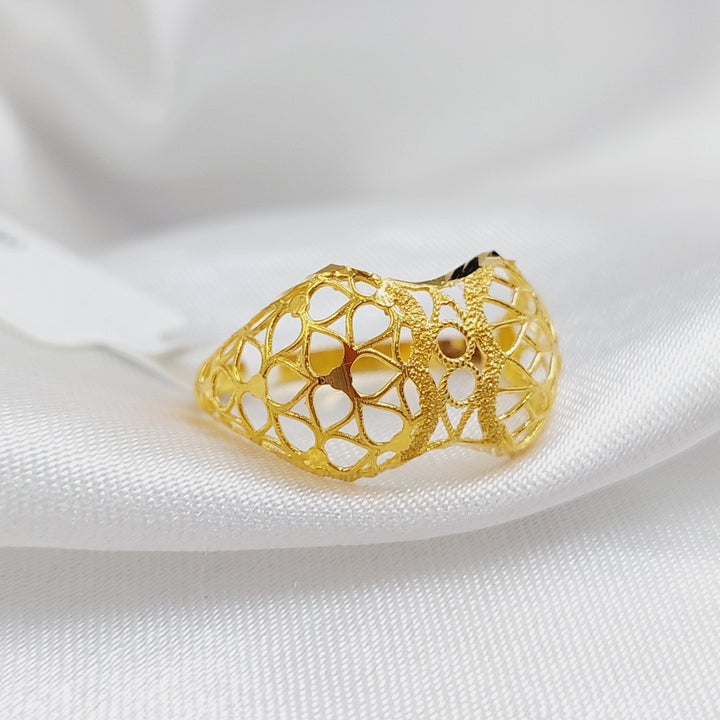 21K Gold Fancy Ring by Saeed Jewelry - Image 10