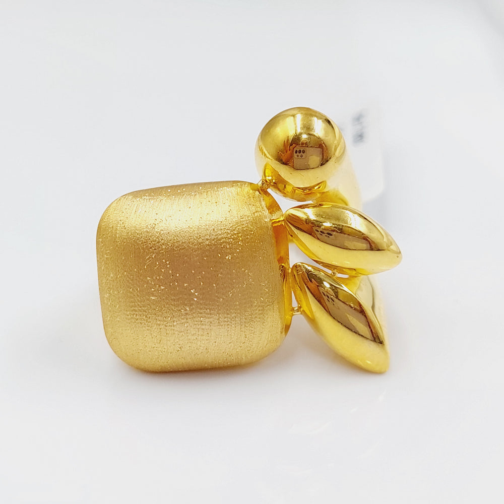 21K Gold Fancy Ring by Saeed Jewelry - Image 2