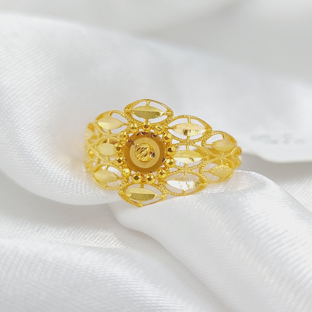 21K Gold Fancy Ring by Saeed Jewelry - Image 1