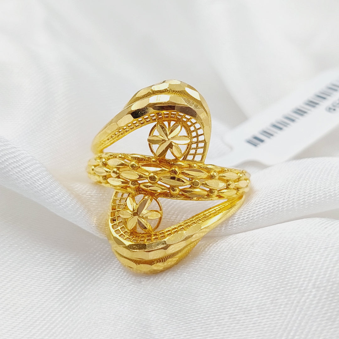 21K Gold Fancy Ring by Saeed Jewelry - Image 1