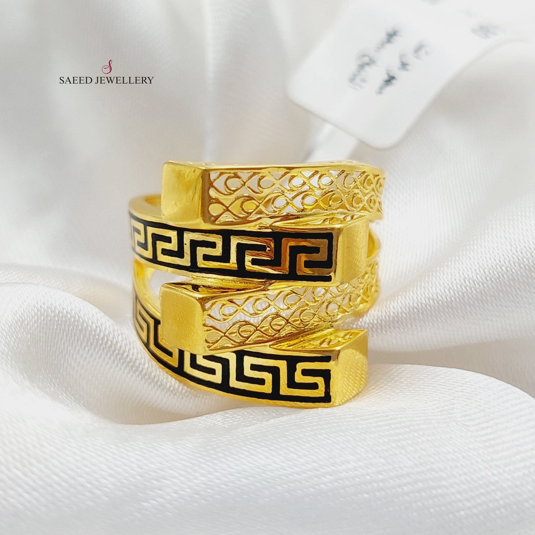 21K Gold Fancy Ring by Saeed Jewelry - Image 1