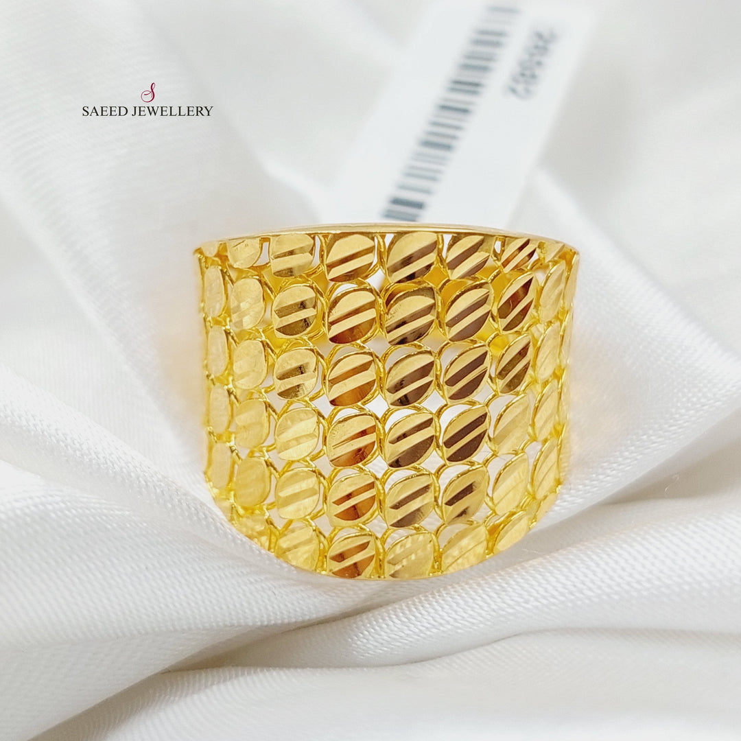 21K Gold Fancy Ring by Saeed Jewelry - Image 1