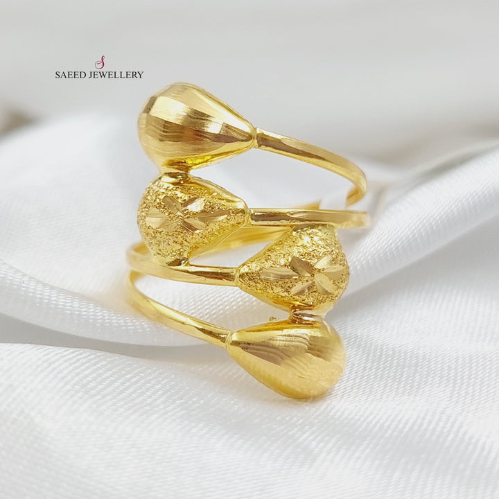 21K Gold Fancy Ring by Saeed Jewelry - Image 3