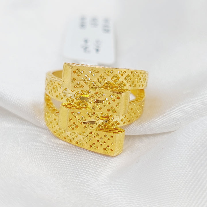 21K Gold Fancy Ring by Saeed Jewelry - Image 7