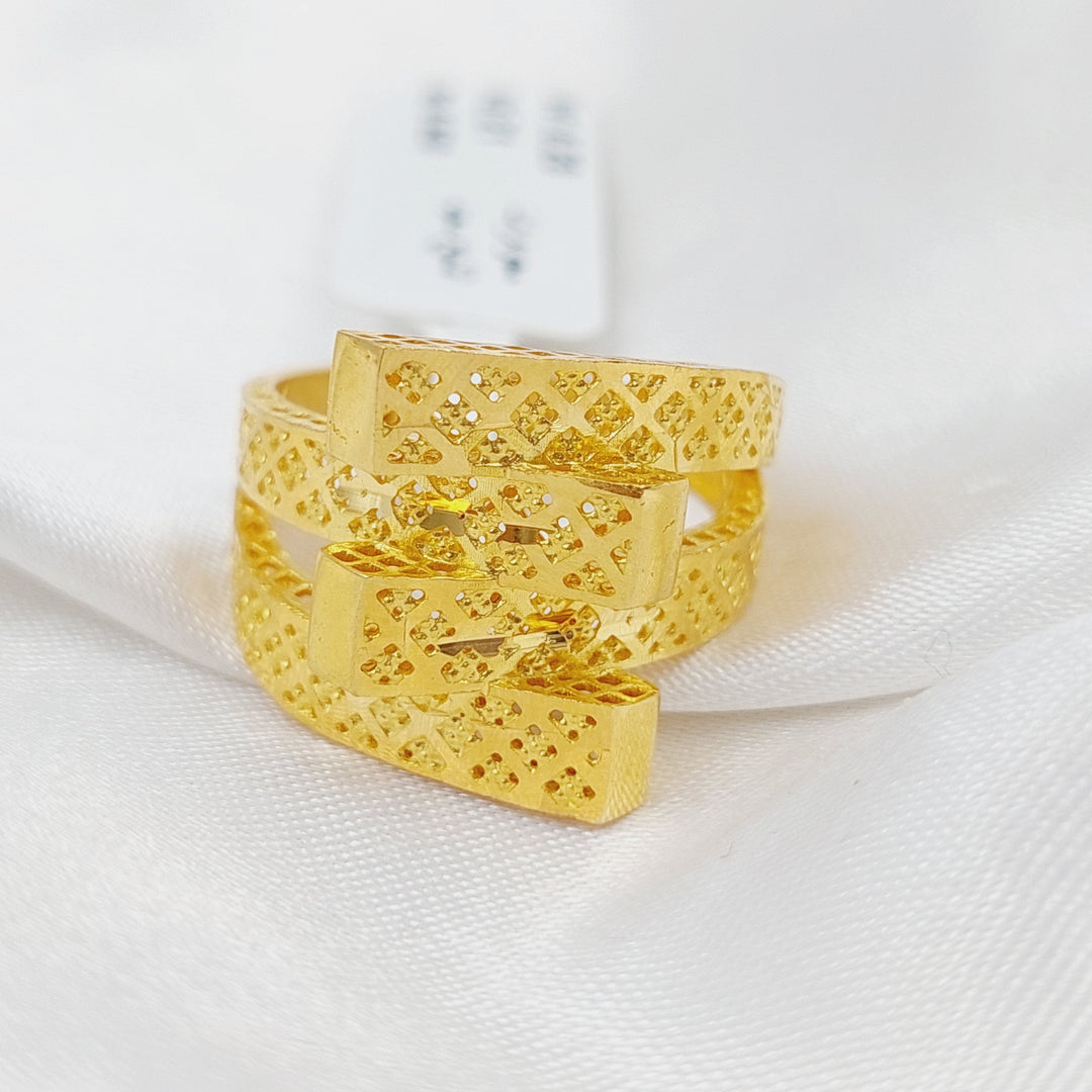 21K Gold Fancy Ring by Saeed Jewelry - Image 5