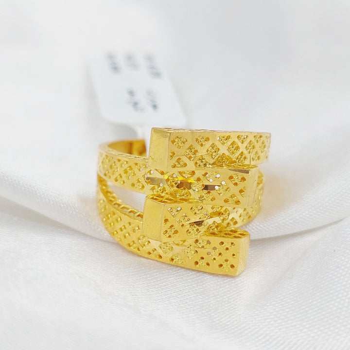 21K Gold Fancy Ring by Saeed Jewelry - Image 1