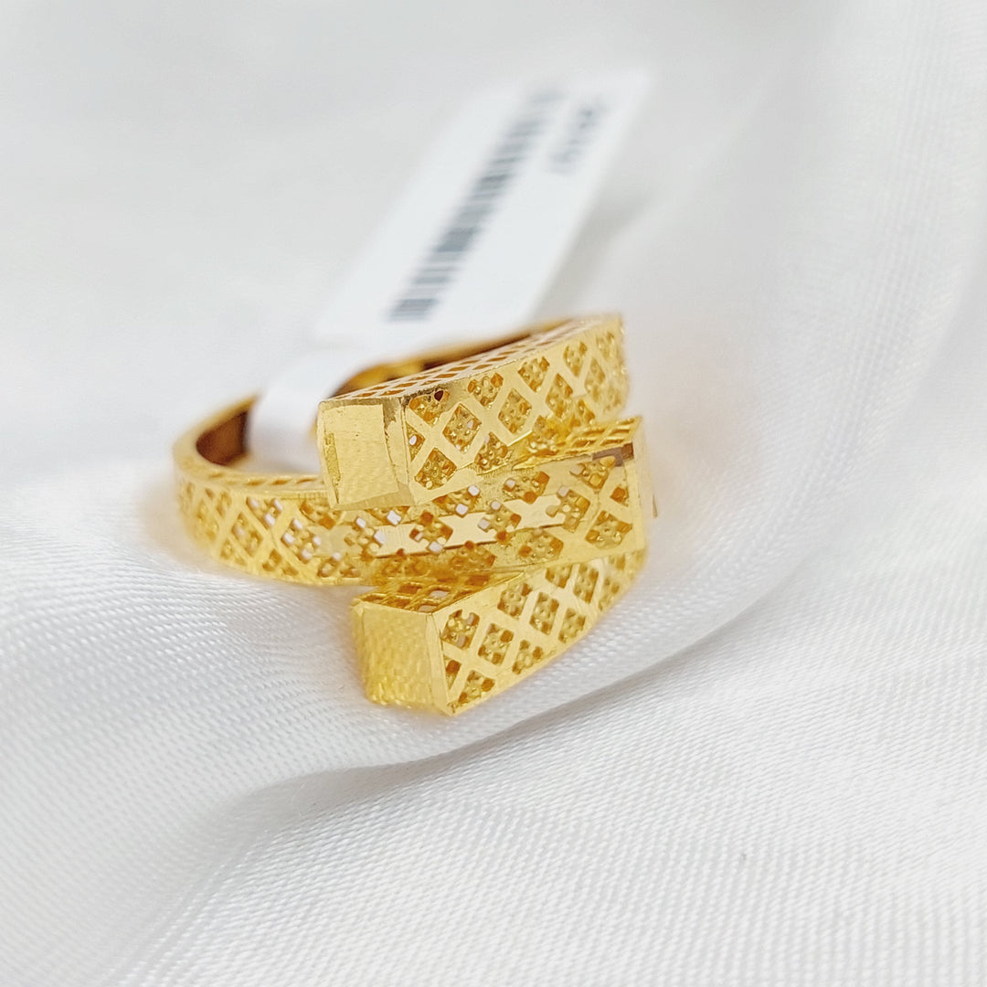 21K Gold Fancy Ring by Saeed Jewelry - Image 5