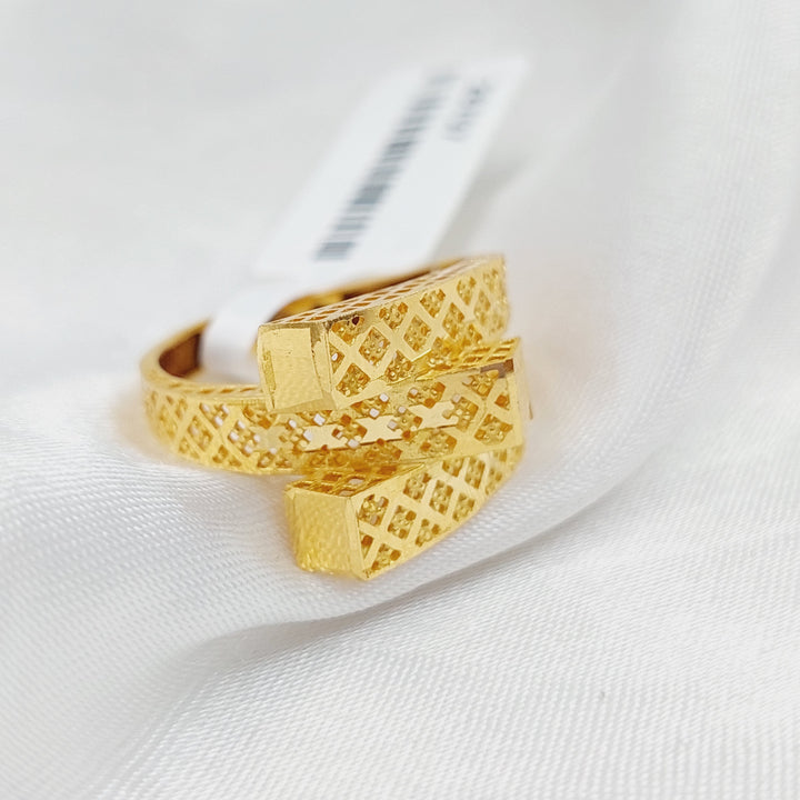 21K Gold Fancy Ring by Saeed Jewelry - Image 5